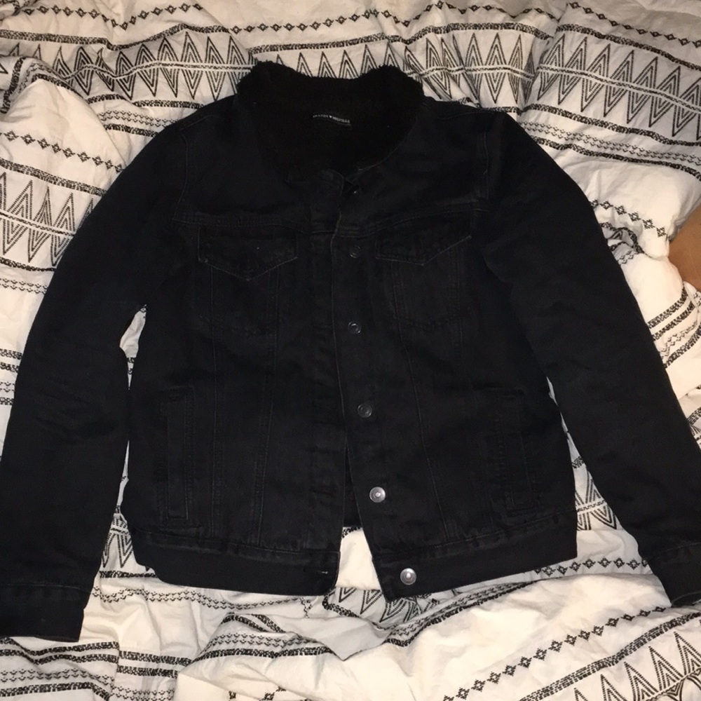 Brandy Melville Sherpa Denim Jacket